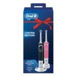 Oral-B Limited Edition Πακέτο Προσφοράς Vitality Cross Action Black & Vitality 3D White Pink