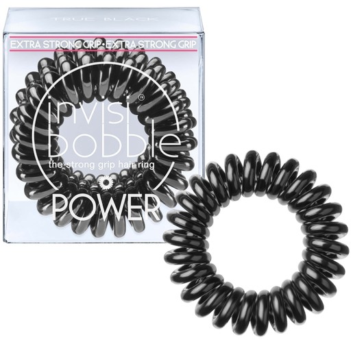 Invisibobble Power True Black Λαστιχάκι Μαλλιών 3 Τεμάχια
