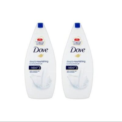 Dove Αφρόλουτρο Deeply Nourishing Για Όμορφο Δέρμα 2x500ml Πακέτο 1+1