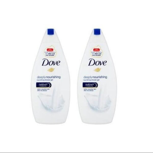 Dove Αφρόλουτρο Deeply Nourishing Για Όμορφο Δέρμα 2x500ml Πακέτο 1+1