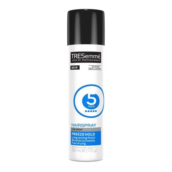 TRESemme Hairspray Freeze Hold 5 Fine Spray Λακ για Πολύ Δυνατό Κράτημα & Εντυπωσιακά Χτενίσματα που Διαρκούν 250ml