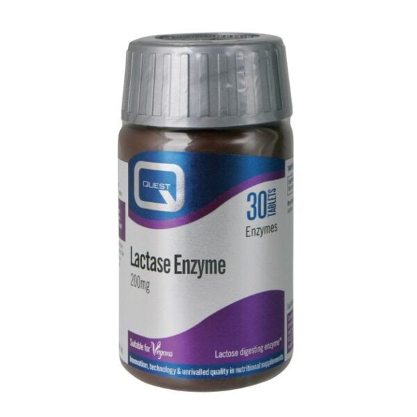 Quest Lactase Enzyme 200mg 30tabs