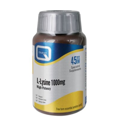 Quest L-Lysine 1000mg High Potency 45tabs
