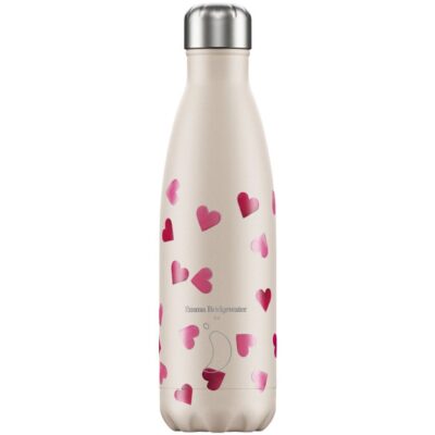 Chilly's Pink Heart Emma Bridgewater Bottle Spesial Edition Ανοξείδωτος Θερμός 500ml