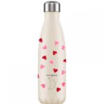 Chilly’s Bottle Hearts Ανοξείδωτο Θερμός με Σχέδιο Καρδιές 260ml