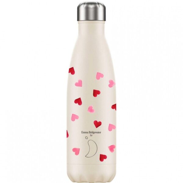 Chilly's Bottle Hearts Ανοξείδωτο Θερμός με Σχέδιο Καρδιές 260ml