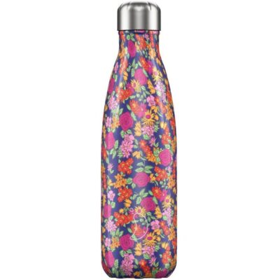 Chilly's Bottle Floral Edition Wild Rose Ανοξείδωτο Θερμός με Σχέδιο Λουλουδιών 500ml
