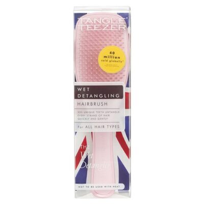 Tangle Teezer Wet Detangler Pink/Pink Ιδανική Βούρτσα για Βρεγμένα Μαλλιά 1 τεμάχιο