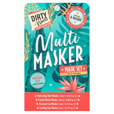 Dirty Works Multi Masker Σετ Μασκών για την Περιποίηση για τα Μαλλιά και το Πρόσωπο 8 Τεμάχια