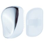 Tangle Teezer Compact Styler Detangling Hairbrush Blue Chrome 1 Τεμάχιο