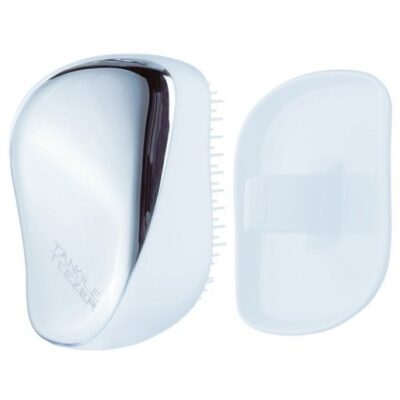 Tangle Teezer Compact Styler Detangling Hairbrush Blue Chrome 1 Τεμάχιο