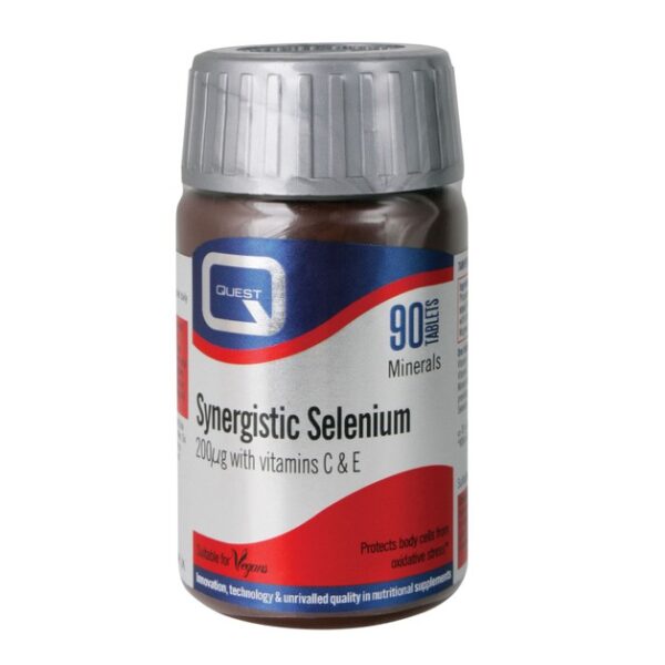 Quest Synergistic Selenium 200mg with Vitamins C & E 90tabs