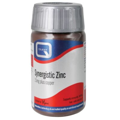 Quest Synergistic Zinc 15mg Plus Copper 90tabs