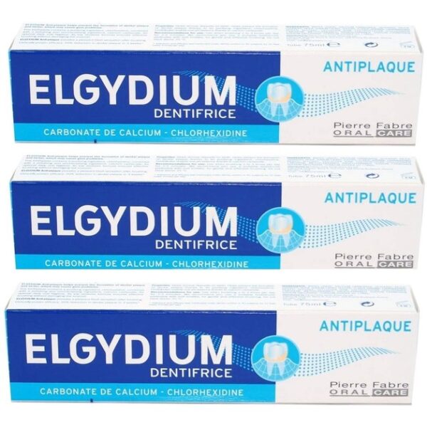 Elgydium Anti-plaque Jumbo Toothpaste Οδοντόκρεμα 2+1 Δώρο