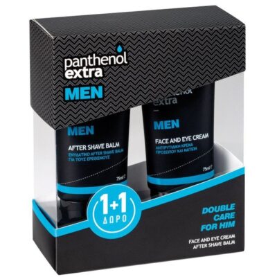 Medisei Panthenol Extra Πακέτο Προσφοράς Men Care Face & Eye Cream 75ml & After Shave Balm 75ml