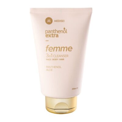 Medisei Panthenol Extra Femme 3 in 1 Cleanser Αφρόλουτρο & Σαμπουάν με Άρωμα Ανατολής & Νότες Βανίλιας