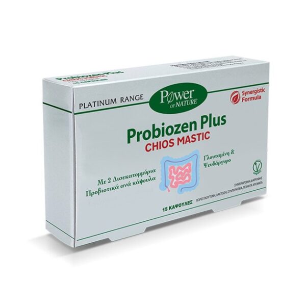 Power of Nature Platinum Range Probiozen Plus Chios Mastic 15caps