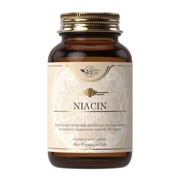 Sky Premium Life Niacin Συμπλήρωμα Διατροφής με Νιασίνη για Ενέργεια