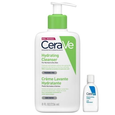 CeraVe Hydrating Cleanser για Κανονικό Έως Ξηρό Δέρμα 236ml & Δώρο Moisturising Lotion 20ml