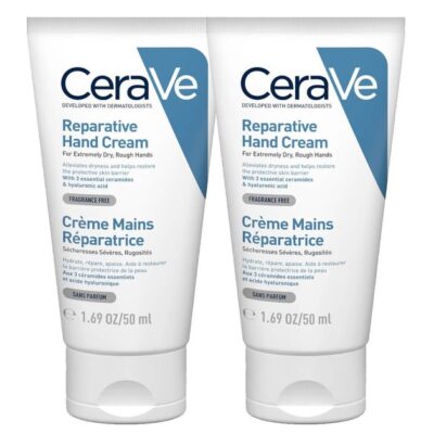 CeraVe Πακέτο Προσφοράς Reparative Hand Cream Επανορθωτική Κρέμα Χεριών για Πολύ Ξηρά