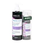 Vichy Promo Dercos Nutrients Vitamin A.C.E Shampooing Brillance Σαμπουάν Λάμψης 250ml & Δώρο Dercos Vitamin A.C.E Shampoo 100ml