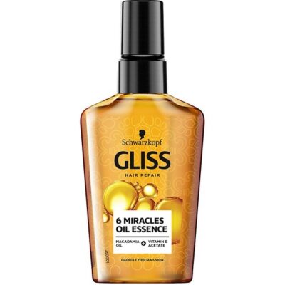 Schwarzkopf Gliss Treatment 6 Miracle Oil Λάδι Επανόρθωσης Μαλλιών 75ml