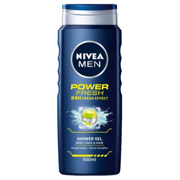Nivea Men Shower Gel Power Fresh Αφρόλουτρο για Σώμα