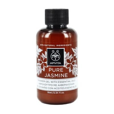 Apivita Pure Jasmine Γιασεμί Αφρόλουτρο με Αιθέρια Έλαια 75ml