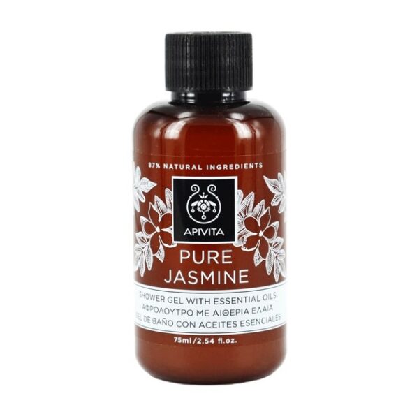 Apivita Pure Jasmine Γιασεμί Αφρόλουτρο με Αιθέρια Έλαια 75ml