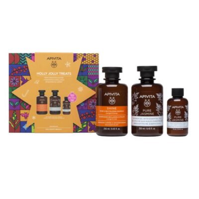 Apivita Holly Jolly Treats Shine & Revitalizing Shampoo With Orange & Honey 250ml