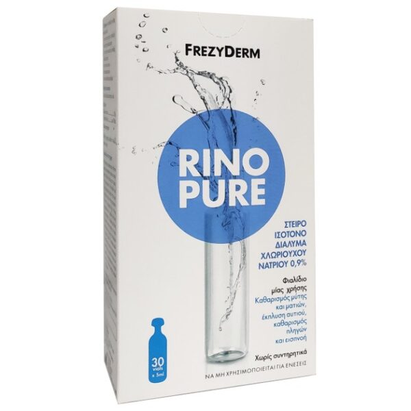 Frezyderm Rinopure Sterile Isotonic Solution of Sodium Chloride 0.9% 30vials x 5ml