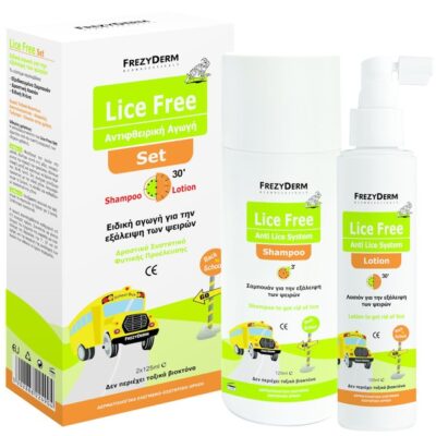 Frezyderm Lice Free Set Αγωγή Εξάλειψης Φθειρών