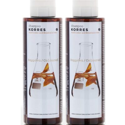 Korres Sunflower & Mountain Tea Shampoo για Βαμμένα Μαλλά 1+1 Δώρο 2χ250ml
