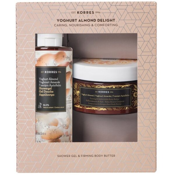 Korres Πακέτο Προσφοράς Yoghurt Almond Showergel 250ml & Firming Body Butter 200ml σε Ειδική Τιμή