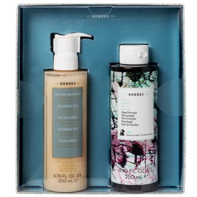Korres Πακέτο Προσφοράς Olympus Tea Cleansing Foaming Cream 200ml & Jasmine Showergel 250ml σε Ειδική Τιμή