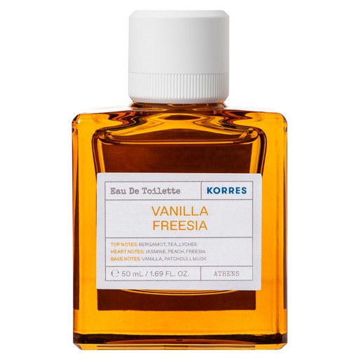 Korres Vanilla Freesia Eau De Toilette Γυναικείο Άρωμα με Γλυκές Νότες Λουλουδιών 50ml