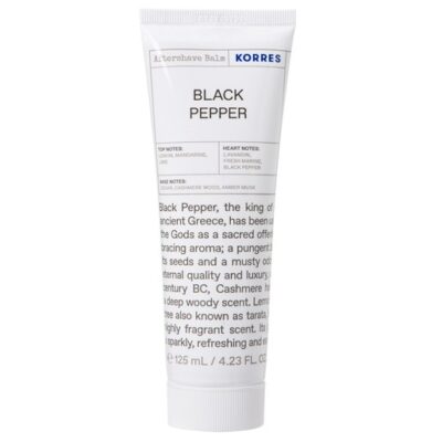 Korres Black Pepper Aftershave Γαλάκτωμα για Μετά το Ξύρισμα 125ml