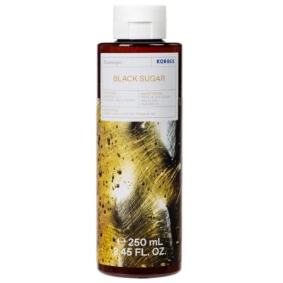 Korres Black Sugar Showergel Αρωματικό Αφρόλουτρο Με Ενυδατικούς Παράγοντες 250ml
