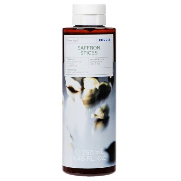 Korres Saffron Spices Showergel Αρωματικό Αφρόλουτρο με Ενυδατικούς Παράγοντες & Ανατολίτικο Άρωμα 250ml