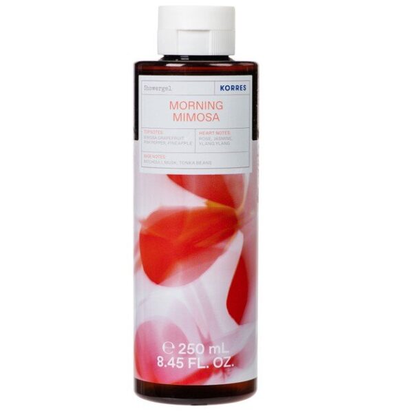 Korres Morning Mimosa Scented Showergel Αρωματικό Αφρόλουτρο με Ενυδατικούς Παράγοντες 250ml