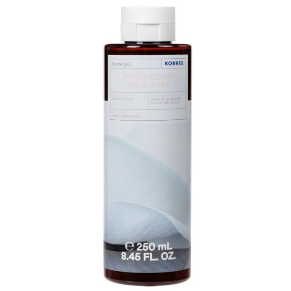 Korres Apothecary Wild Rose Scented Showergel Αρωματικό Αφρόλουτρο με Ενυδατικούς Παράγοντες 250ml