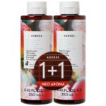 Korres Πακέτο Προσφοράς Peach Blossom Showergel Αφρόλουτρο με Φρέσκο & Φρουτώδες Άρωμα από Άνθη Ροδακινιάς 2x250ml 1+1 Δώρο