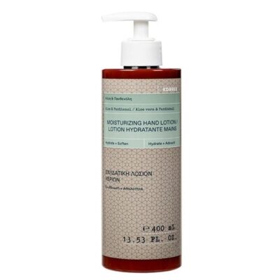 Korres Moisturizing Hand Lotion Ενυδατική Λοσιόν Χεριών με Αλόη & Πανθενόλη 400ml.