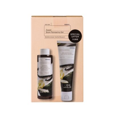 Korres Vanilla Blosom Πακέτο Προσφοράς Renewing Body Cleanser 250ml & Body Smoothing Milk 125ml