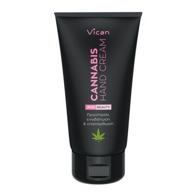Vican Wise Beauty Cannabis Hand & Nail Cream Κρέμα Εντατικής Ενυδάτωσης για Σκληρά
