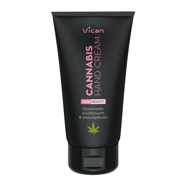 Vican Wise Beauty Cannabis Hand & Nail Cream Κρέμα Εντατικής Ενυδάτωσης για Σκληρά