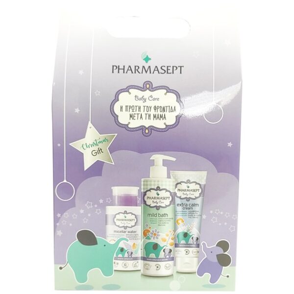 Pharmasept Baby Care Christmas Gift Baby Care Mild Bath 500ml & Micellar Water 300ml & Extra Calm Cream 150ml