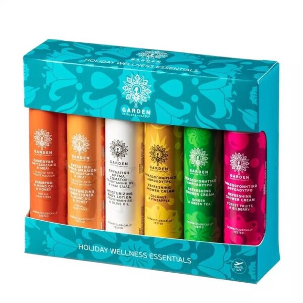 Garden of Panthenols Holiday Wellness Essentials Πλήρες Πακέτο Περιποίησης Μαλλιών - Σώματος 6x50ml
