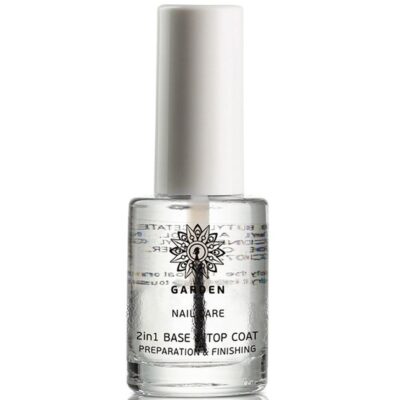 Garden Nail Care 2in1 Base & Top Coat Preparation & Finishing 10ml