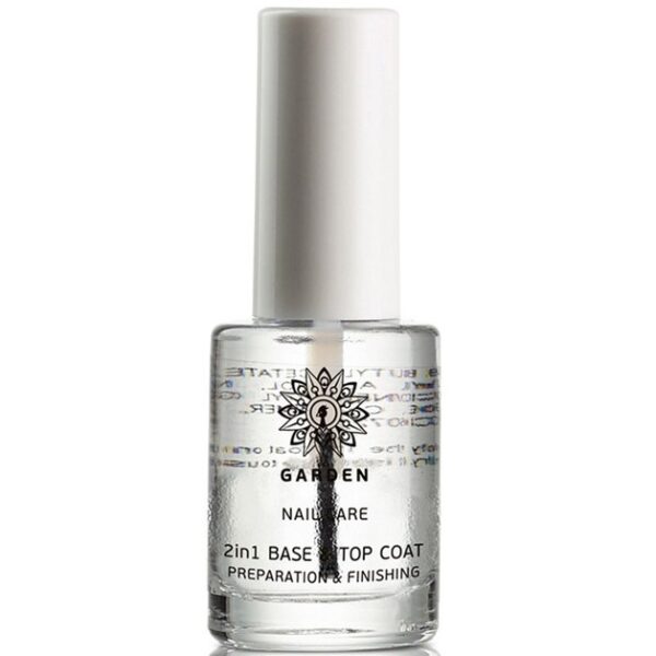 Garden Nail Care 2in1 Base & Top Coat Preparation & Finishing 10ml